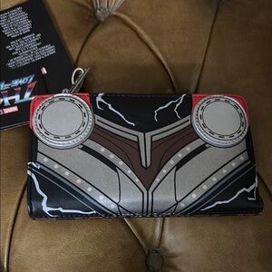 Loungefly Marvel Thor Love and Thunder Armour Flap Wallet (Glows in the Dark!)